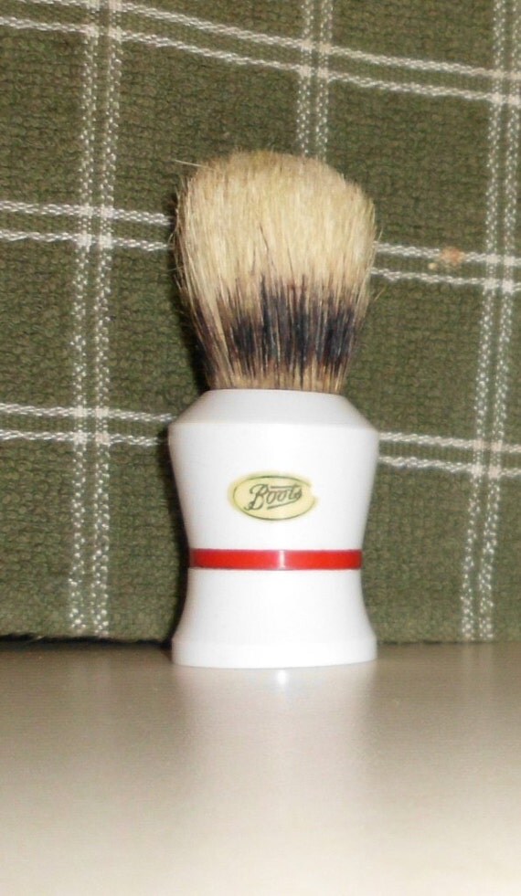 1950s BOOTS Pure Badger Shaving Brush