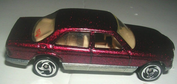 Vintage Hot Wheels Mercedes 380 SEL Metallic Maroon body Mag