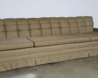 Items similar to Vintage RETRO Couch recovered in Nylon Frise Beautiful ...