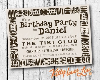 PRINTABLE Hawaii Five-0 50th Birthday Party by KittyLovesLou