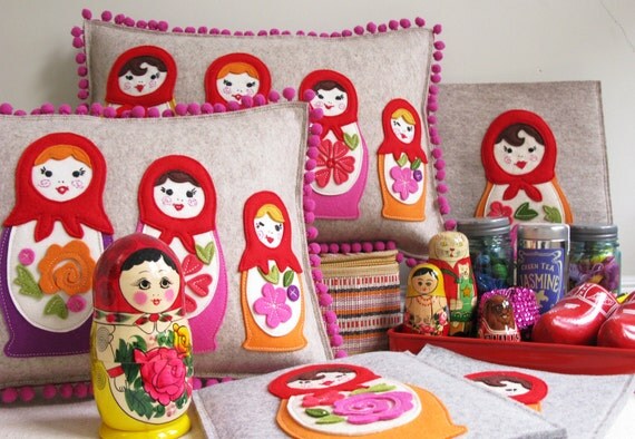 nippon paint doll pillow