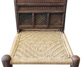 Classic Indi Rope Chairs Rajasthani Antique Chairs-Horse Head Design Chair