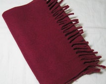 Popular items for dark red wool on Etsy