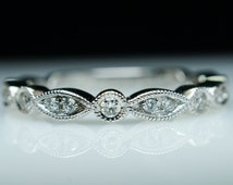 Antique engagement rings thin band
