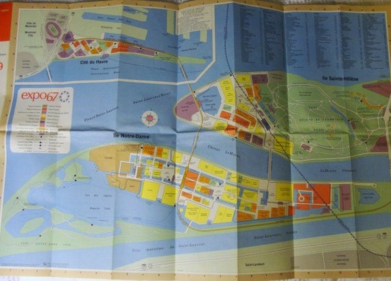 EXPO 67 Official Guide Plus EXPO 67 Map   Il 570xN.750567272 9507 