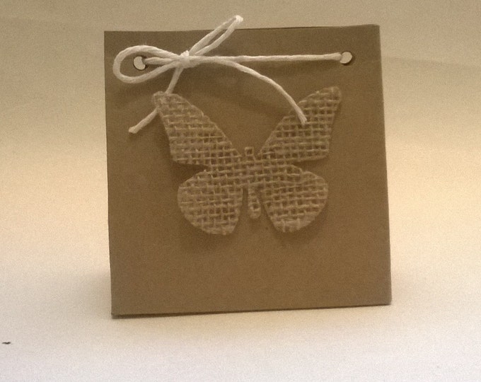 Handmade Butterfly Gift Bag, Made to order, Wedding Favour, Free Shipping