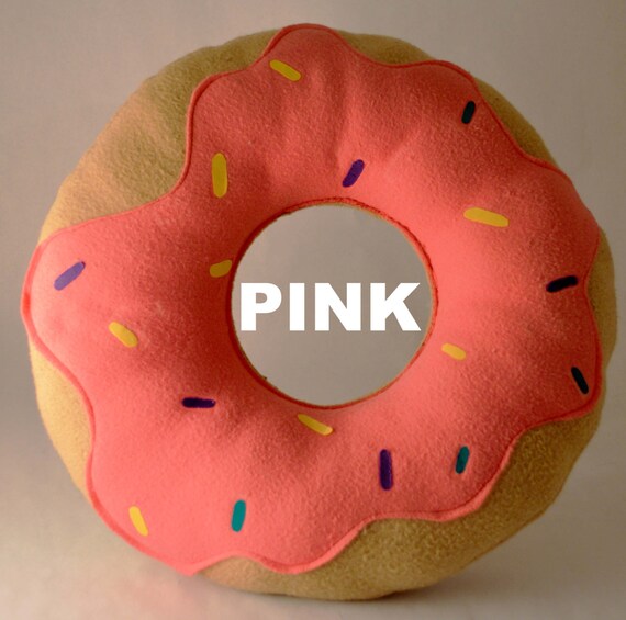 Items similar to CUSTOM donut pillow MIX&MATCH 8 frosting options on Etsy