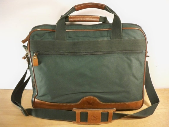 eddie bauer leather briefcase