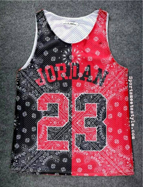 Bandana Bulls Paisley print custom Jersey by kNOiDEASnapbacks