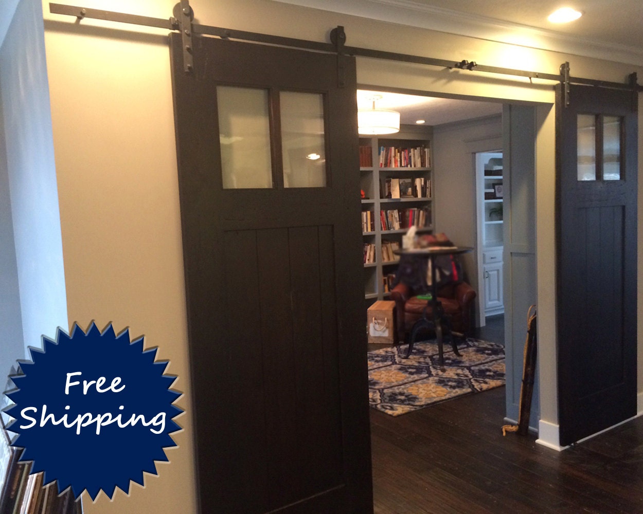 Pair of Heritage Barn Door Room Dividers by WhatmanBarnFurniture