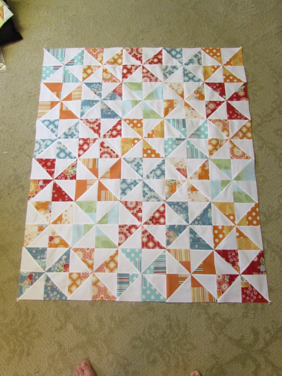 PATTERN Jelly Roll Pinwheel Quilt Pattern by Quiltiferous on Etsy