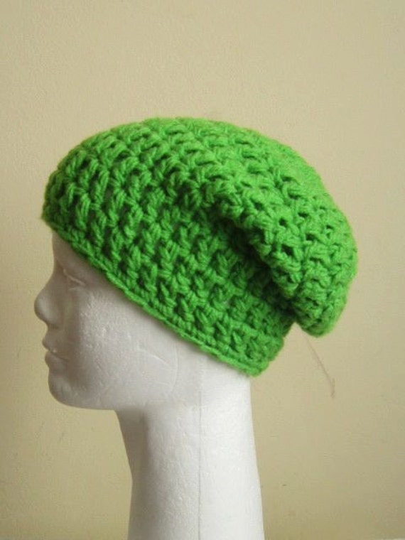 pom without Spring with or uk slouchy Chunky poms  Hat/Slouchy Green hat beanie   Beanie