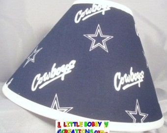 NFL Dallas Cowboys Fabric Lamp Shade (10 Sizes to Choose From)
