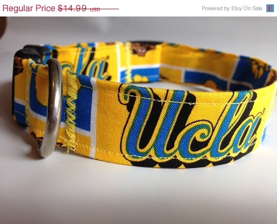 UCLA College Football Dog Collar by GlamMutts on Etsy