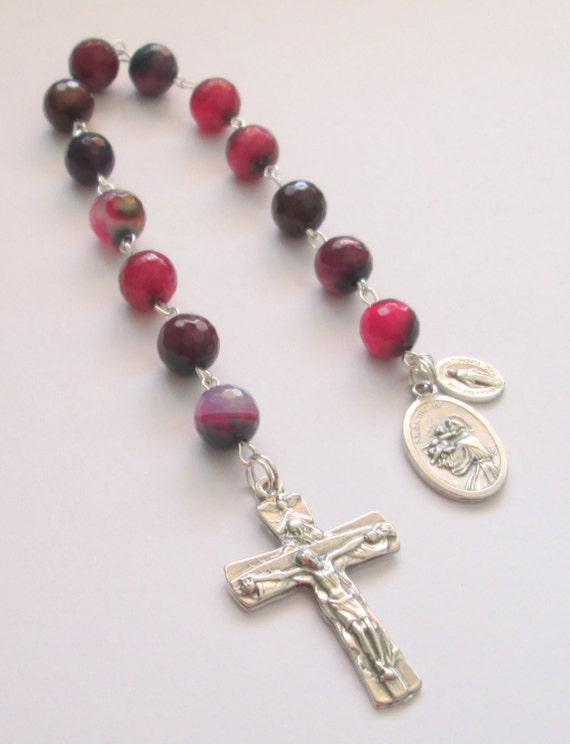 Saint Anthony's Rosary Chaplet Meditation Prayer Beads