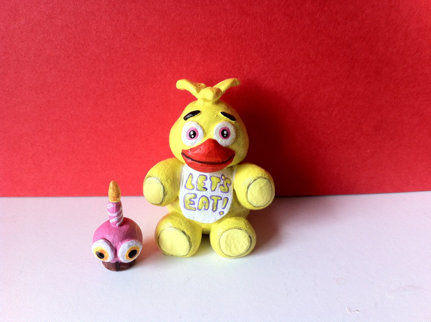 chica and cupcake plush