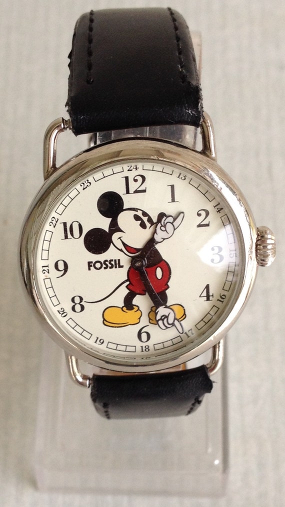 Rare Fossil LI-1561 Mickey Mouse Character Watch Lot