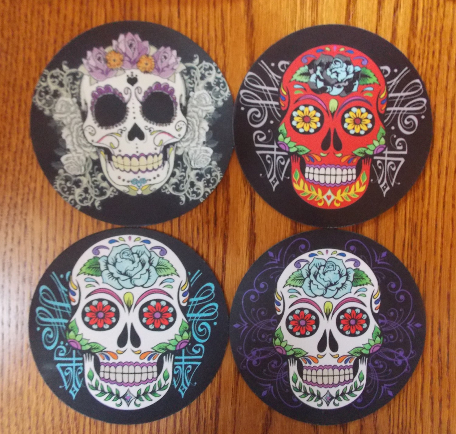 Sugar Skull Gifts Jar Openers Four Colors to Choose From
