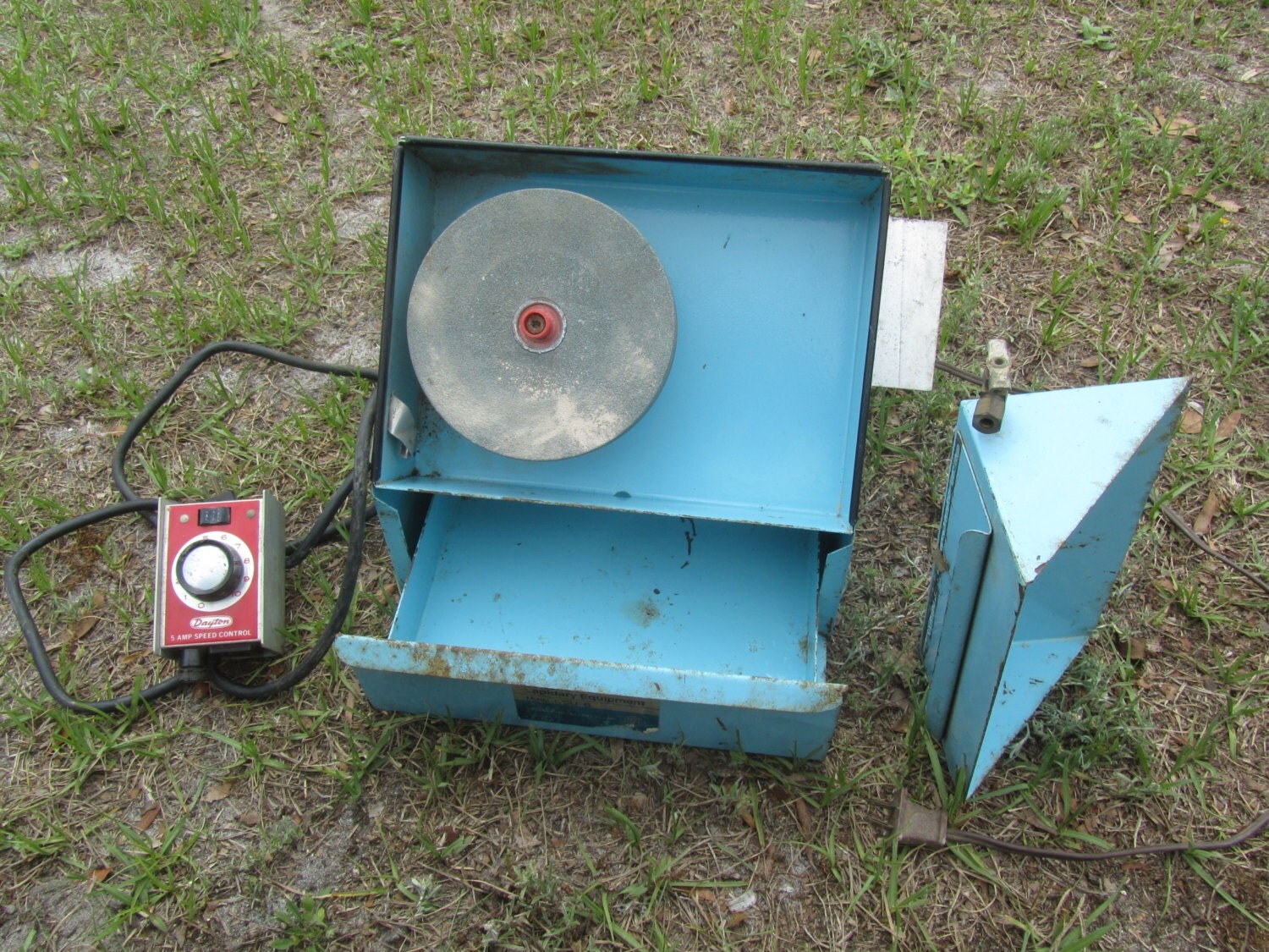 Vintage Lapidary Machine Grinder Rock Hound Varible Speed