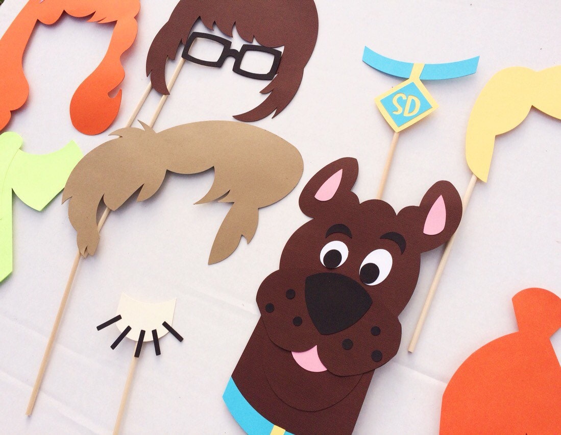 Scooby Doo Photo Booth Props Scooby Doo By Letsgetdecorative