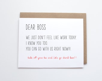 birthday card boss – Etsy