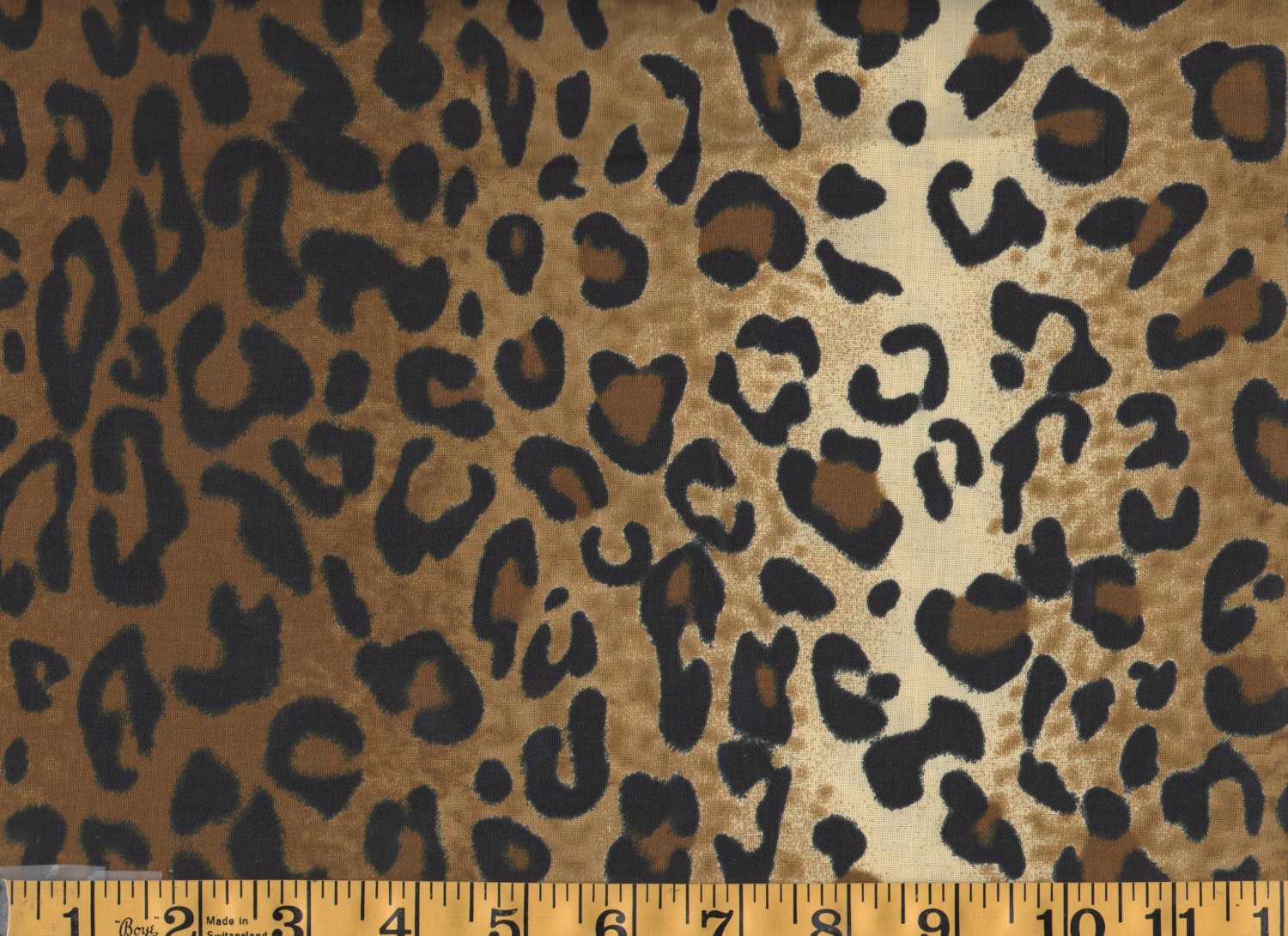 Animal Print Cotton Fabric Jaguar/Cheata Skin by TwoTootsPlace
