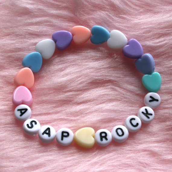 ASAP ROCKY Bracelet // Pastel Goth Kawaii Cute by UnicornDreamland