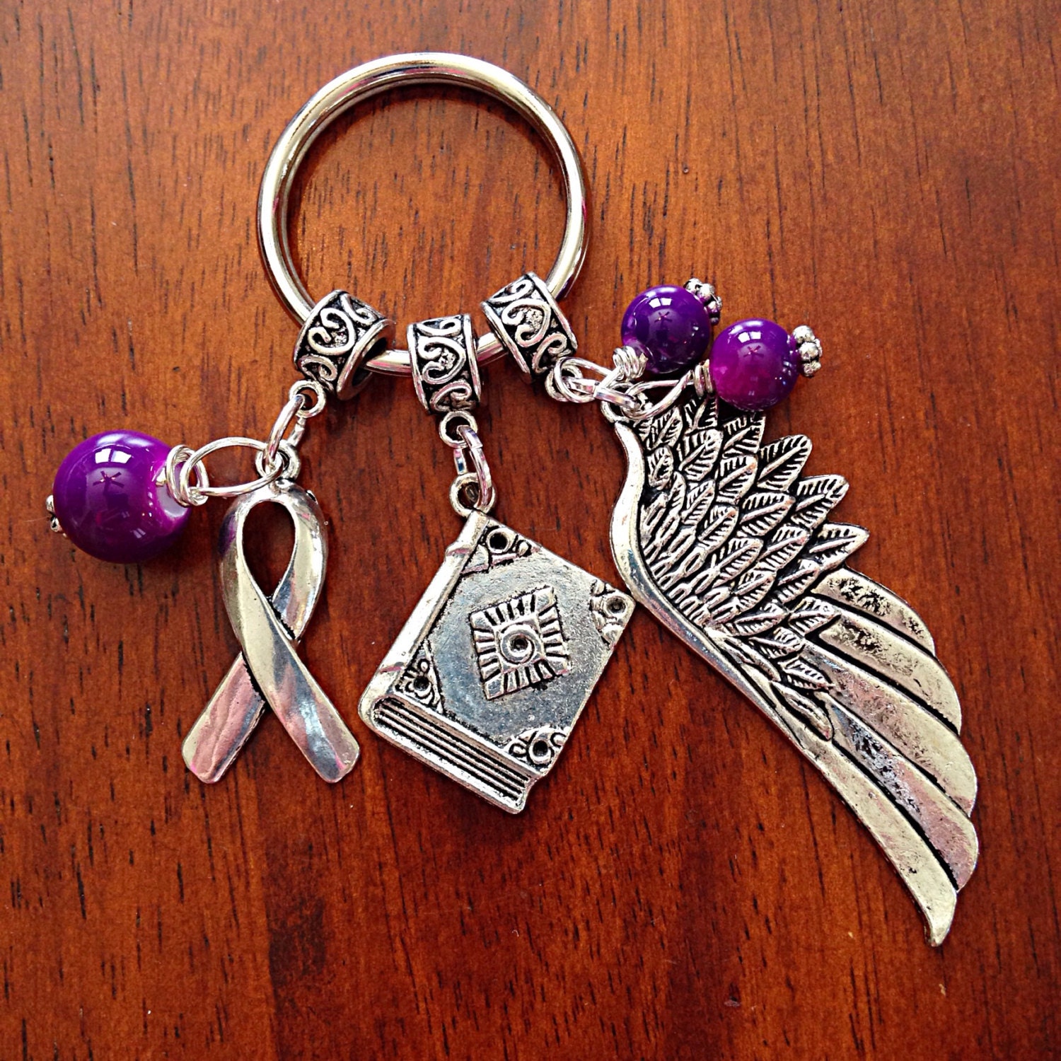 Car Accessories Keychain Christian Keychain Cancer