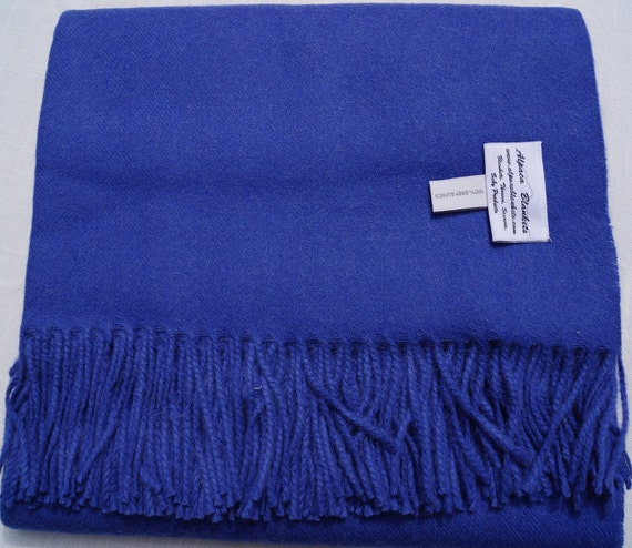 100% Baby Alpaca Throw Blankets Solid Color I Broad