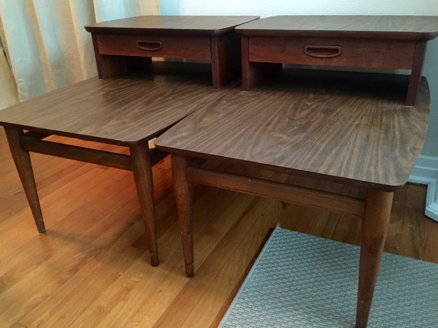 Pair of Mid Century Lane End Tables Haute Juice