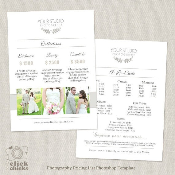 3 Wedding Package Quotes