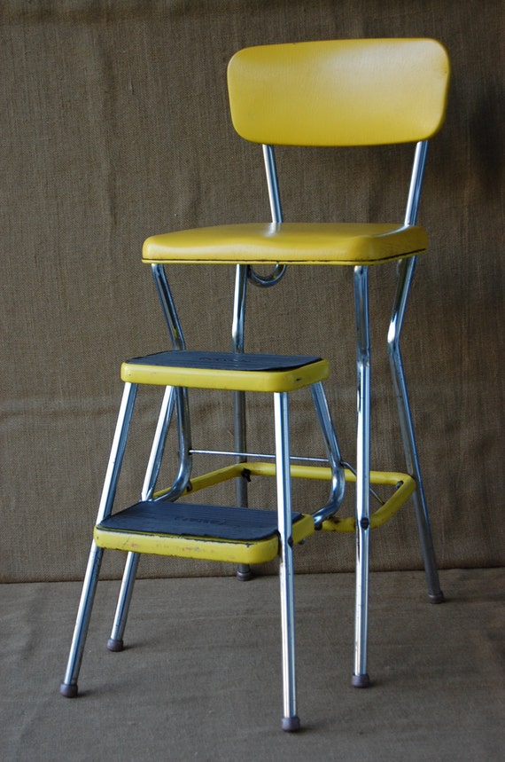 Retro Kitchen Step Stool Chair Images