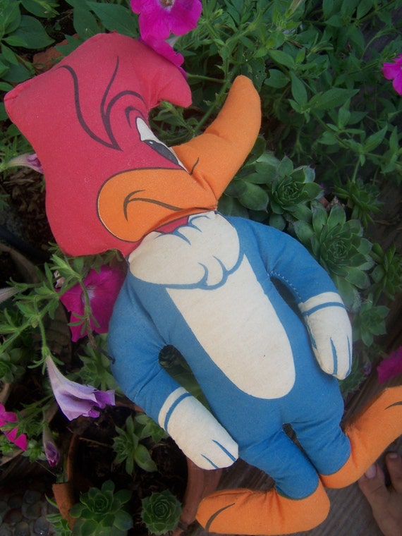 vintage woody woodpecker doll