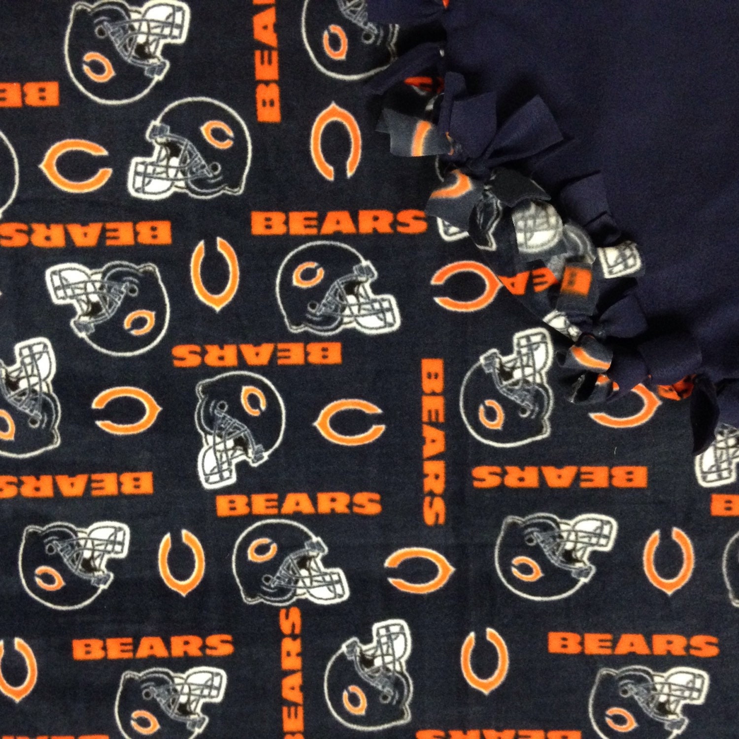 Chicago Bears Fleece BlanketNo Sew Fleece BlanketLarge