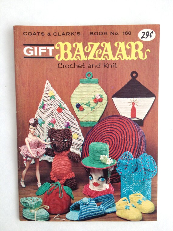 bazaar crochet gifts booklet knitting crochet colorful bazaar vintage gift ideas potholders
