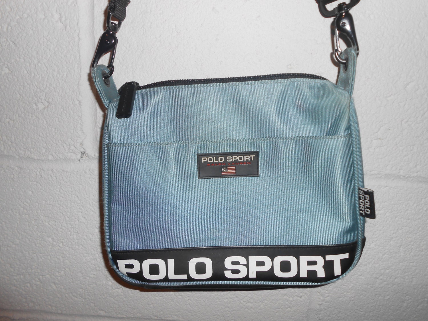 Vintage 90s Ralph Lauren Polo Sport Blue Small Crossbody Bag