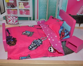 barbie doll bedding