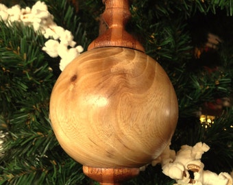 Items similar to Hand turned Christmas Ornament, No. 223 on Etsy