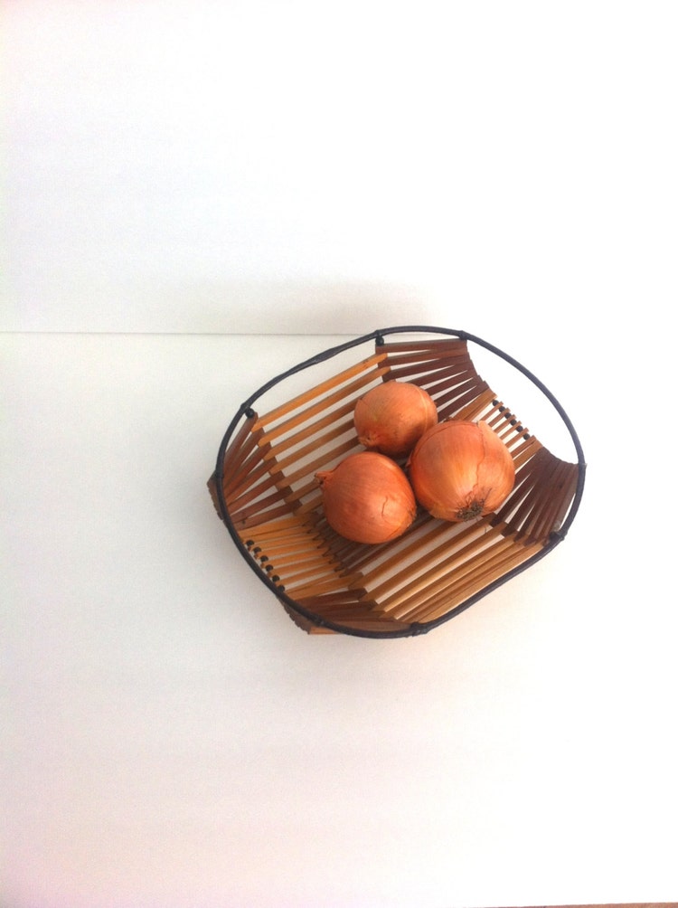 Chopsticks Basket Vintage Fruit/Veggie/Bread Basket by Pesserae