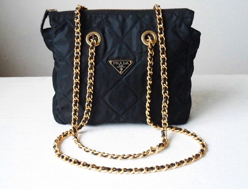 prada nylon gold hardware