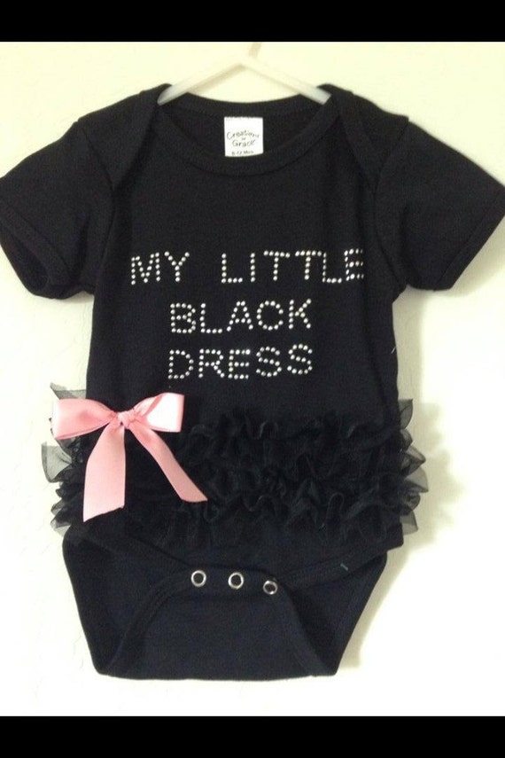 Little black dress onesie