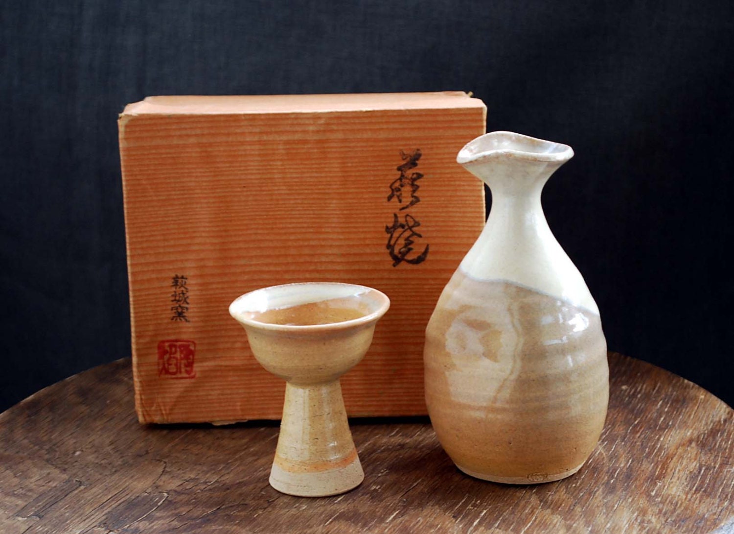 邦楽 Arte Frasco set Flower Vase, Edo Kiriko Kasaneirome “Kumiko (muntin