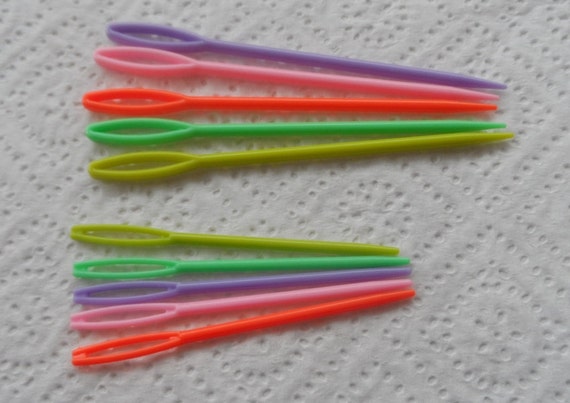 Aghi Di Plastica Per Cucire - 60 Pezzi Con Cruna Grande | Ideali Per Bambini, Lana, Uncinetto E Ricamo | Sicuri E Colorati - Foto 2