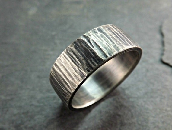 rustic mens ring mens wedding band rustic wedding ring cool