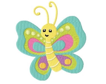 Embroidery Design Butterfly 4'x4' - DIGITAL DOWNLOAD PRODUCT