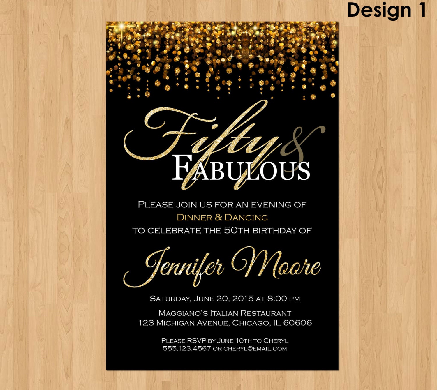 50Th Invitation Ideas 10