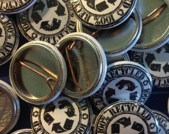 100 Custom Pinback buttons