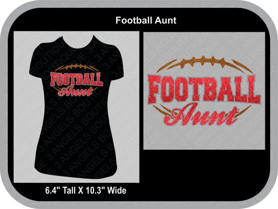 Download Football Aunt Silhouette SVG Cutter Design INSTANT ...