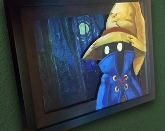 Final Fantasy IX (9) "Vivi" 3d Shadowbox Canvas Painting