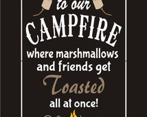 Popular items for campfire stencil on Etsy